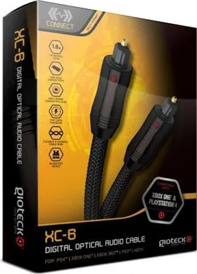 Imagen del producto de Gioteck XC6UNI-11-MU, 1,8 metros, conector macho/macho, color dorado