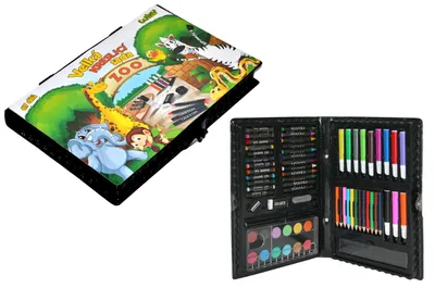 Obrázok produktu pre Puzdro na umelecké potreby Zoo 67 ks
