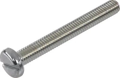 Obrázek produktu pro Šroub s plochou hlavou, šterbina M6x50 - DIN85