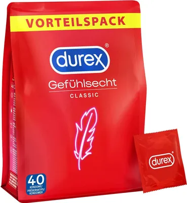 Produktbild von Durex Gefühlsecht Classic Kondome 40 Stück