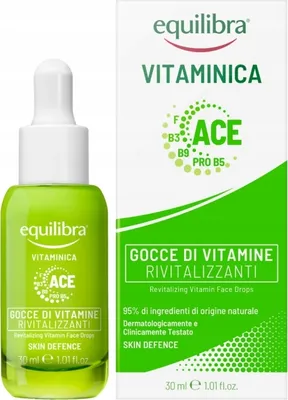 Obrázek produktu pro Equilibra Vitaminica Revitalizační vitaminové kapky pro citlivou pleť, 30 ml