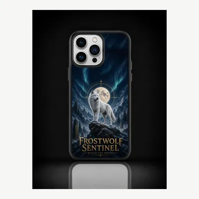 Obrázok produktu pre Puzdro na iPhone 14 Pro Max, ochranné puzdro s motívom Frostwolf – značka LUNØIR