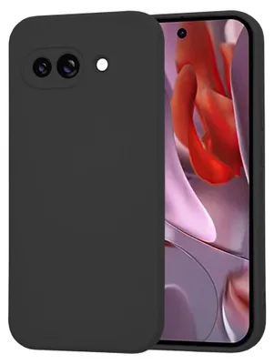 Produktbild von Techsuit Soft Flex Silikon Back Cover Hülle für Google Pixel 9a - Schwarz