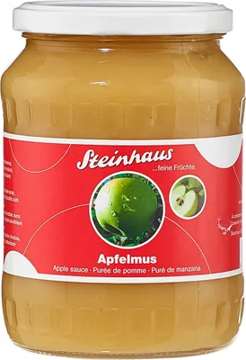 Immagine prodotto di Salsa di mele Steinhaus frutta fine fruttata dolce finemente ridotta in purea 700g