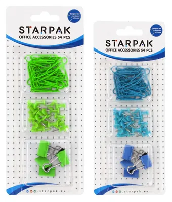 Zdjęcie produktu dla Akcesoria biurowe 54 sztuki STARPAK 395082
