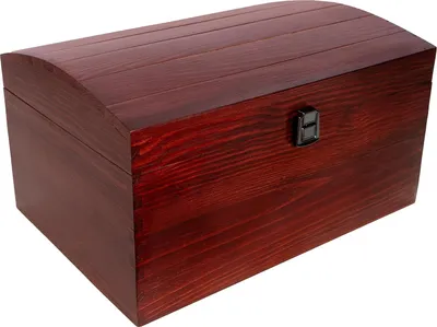 Zdjęcie produktu dla Creative Deco Duży Kufer Pudełko z Drewna | Lakierowane Czerwone | 34.5 x 25 x 19.2 cm | Pokrywa i Zamek| Skrzynia z Drewna | Idealna na Dokumenty