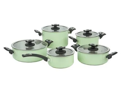 Obrázek produktu pro KOLIMAX - české nerezové nádobí Sada nádobí KOLIMAX COMFORT GREEN 10 ks