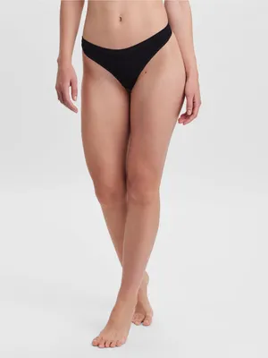 Obrázek produktu pro 2 PACK - dámská tanga VMAGNES 10255723 Black, L/XL