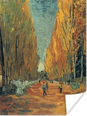 Produktbild von MuchoWow® Poster Elysische Felder - Vincent van Gogh 120x160 cm - Wandbilder