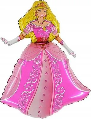 Immagine prodotto di Palloncino in foil principessa rosa mini 14"", 1 pz.