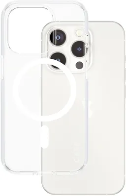 Zdjęcie produktu dla PanzerGlass CARE™ by ® Urban Combat Case Transparent w. White MagSafe iPhone 15 Pro, Pokrowiec, Apple, Apple - iPhone 15 Pro, 15,5 cm (6.12"), Przezroczysty