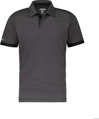 Produktbild von Dassy Poloshirt Traxion 710026 PES44 Gr. 2XL anthrazitgrau/schwarz