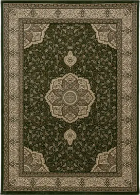 Produktbild von Orient Teppich KASHMIR Grün 80 x 150 cm
