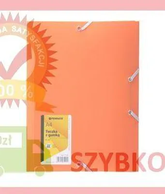 Produktbild von A4-Mappe mit Gummiband PP-101, orange, PENMATE