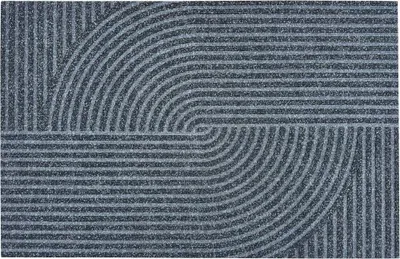 Zdjęcie produktu dla Wycieraczka CIRCLE 60x90 cm w kolorze antracytowym