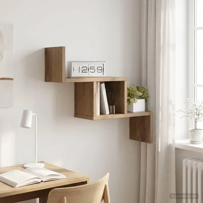 Produktbild von Maison Exclusive - Wandregal Artisan-Eiche 48 x 15 x 42 cm Holzwerkstoff