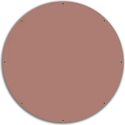 Produktbild von Wallario rundes Outdoor-Poster für Garten oder Balkon, Motiv Pastellpink, 60 cm Durchmesser