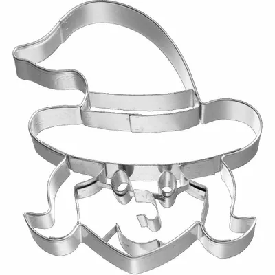 Produktbild von Birkmann Ausstechform Hexengesicht Frontal, Ausstecher, Plätzchenform, Keks, Plätzchen, Edelstahl, 8 cm, 195264