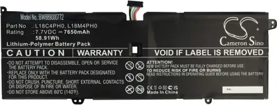 Produktbild von vhbw Akku kompatibel mit Lenovo Yoga C940-14IIL, C940-14IIL 81Q9, C940-14IIL 81Q90007PH, C940-14IIL 81Q9000BGJ Notebook (7650 mAh, 7,7 V, Li-Polymer)