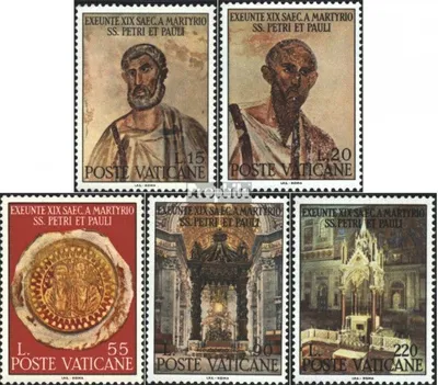 Produktbild von Briefmarken Vatikanstadt 1967 Mi 523-527 (kompl.Ausg.) postfrisch Sondermarken