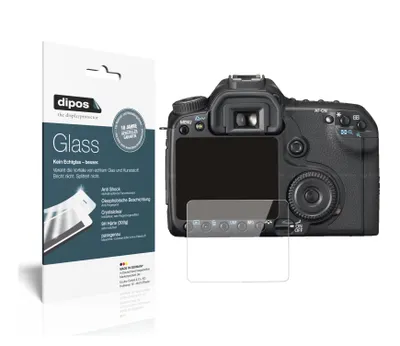 Produktbild von 1x Schutzfolie für Canon Eos 50D - Anti-Shock 9H Folie dipos Glass Kunststoffglas