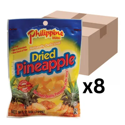 Produktbild von 8er-Pack Philippine Brand Getrocknete Ananas 100g