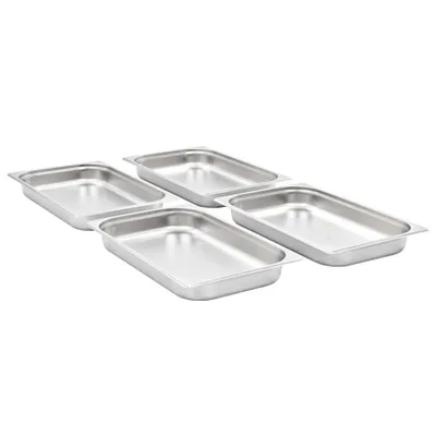 Immagine prodotto di vidaXL Contenitori gastronorm 4 pz. GN 1/1 65 mm acciaio inox