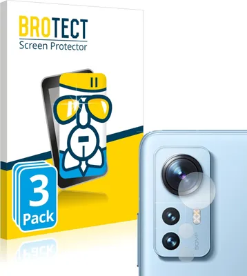 Produktbild von 3x BROTECT Schutzglas für Xiaomi 12 (NUR Kameraschutz) Schutzfolie Panzer Folie Glas Display Schutz klar