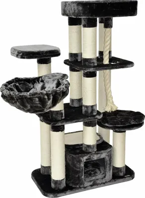 Produktbild von Kratzbaum Memphis grau 157 x 85 x 50 cm