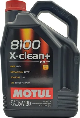 Produktbild von Motul 8100 X-clean+ 5W-30 5 Liter (109220)