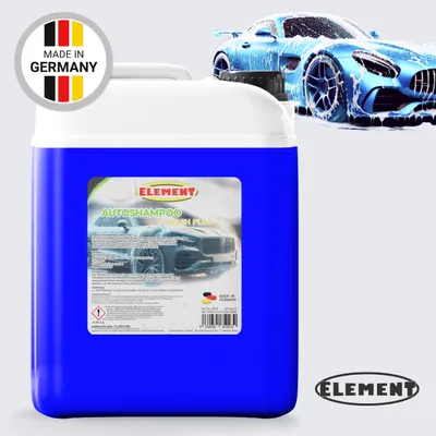 Produktbild von Element Autoshampoo Wash PLUS | 5 Liter | Konzentrat | pH-neutral | Fahrzeugreiniger mit Duft | Autoreiniger für PKW, LKW, Wohnmobil und Motorrad