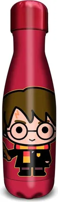 Produktbild von Harry Potter Chibi Thermo-Wasserflasche, 500 ml Fassungsvermögen