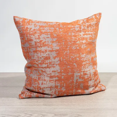 Produktbild von Kissen von Lysel - orange Mafana 38x38, synthetisches Mischgewebe Dekokissen
