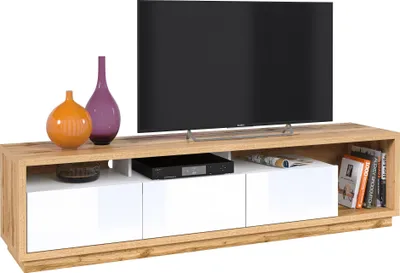 Produktbild von Furniture24 Fernsehschrank CELINE 40 Tv Lowboard 200 cm Unterschrank 3 Schubladen