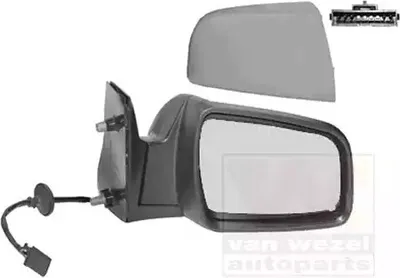 Produktbild von VAN WEZEL 3796808 Außenspiegel Seitenspiegel Rechts für OPEL ZAFIRA B (A05) Konvex Beheizt Grundiert