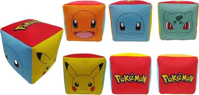 Produktbild von Pokémon Würfel-Kissen Kuschelkissen Perfektes Dekokissen für jedes Zimmer
