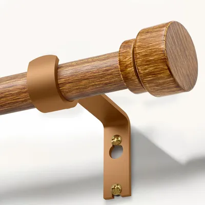 Productafbeelding van Gordijnroede 80-218 cm, 25 mm diameter, wandmontage, voor slaapkamer