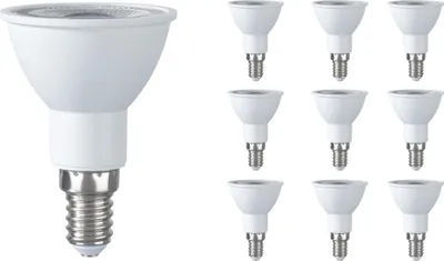 Produktbild von 10x LED Lampe E14 warmweiß 2,5W 50W Leuchtmittel Strahler Spot 230V 450lm SEBSON