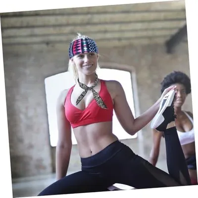 Produktbild von Sommer Sport Stirnband 4 Stück-Pack aus Polyester Baumwolle