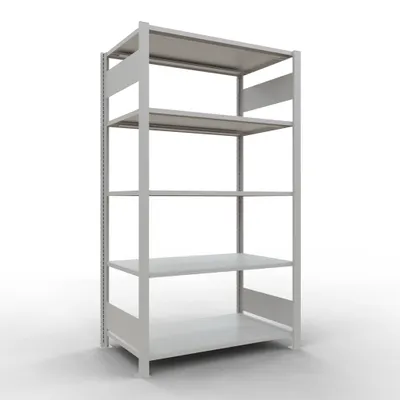 Zdjęcie produktu dla System regałów biurowych Regał podstawowy - 1800x1000x600 mm, typ 150 kg
