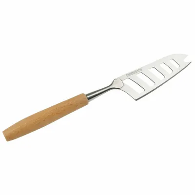 Image de Fackelmann Couteau à fromage à pâte molle Fair, couteau à fromage, coupeur de fromage, hêtre, acier inoxydable, 24 cm, 31038