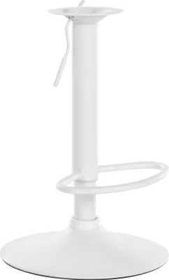 Produktbild von Barhockergestell - Ersatzteil - drehbar und verstellbar - Testbestätigung 10 x 10 cm | Farbe: Weiß