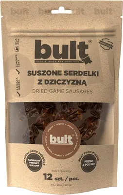 Produktbild von NATÜRLICHE LECKERLIS FÜR HUNDE BULT WILD-SANDWICHES 12 Stk.