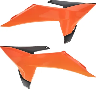 Obrázek produktu pro Oranžové/černé boční kryty chladiče ACERBIS pro KTM SX 85