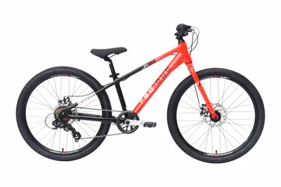 Produktbild von REDLOUD Kinderrad MTB 24 Zoll JA.4.2 schwarz-rot Rahmenhöhe 31 cm