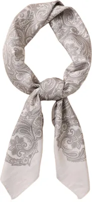 Produktbild von INF Eleganter Satin-Quadratischer Schal 90x90CM Grau