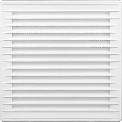 Zdjęcie produktu dla Kratka wentylacyjna z siatką Biała 140x140mm