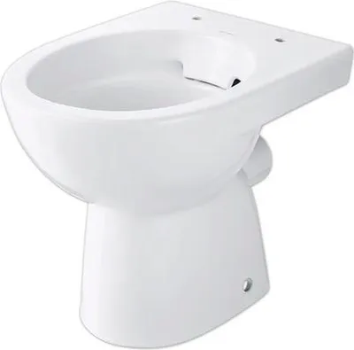 Produktbild von GEBERIT Stand-WC Set Renova Tiefspüler ohne Spülrand weiß glänzend mit WC-Sitz CG02100000