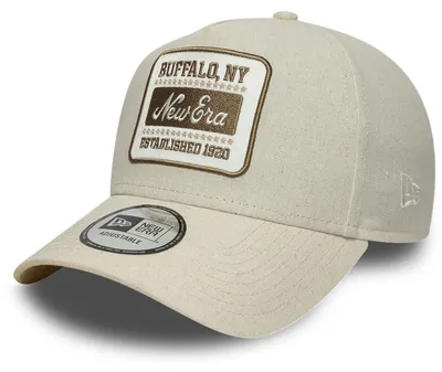 Produktbild von New Era A-Frame Linen Trucker Cap Patch Buffalo NY beige