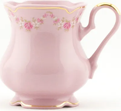 Zdjęcie produktu dla Kubek Mary-Anne 0,25 l, różowa porcelana, kwiaty, Leander
